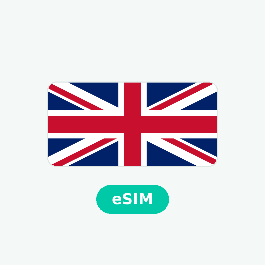 eSIM Reino Unido 3 GB · 15 días