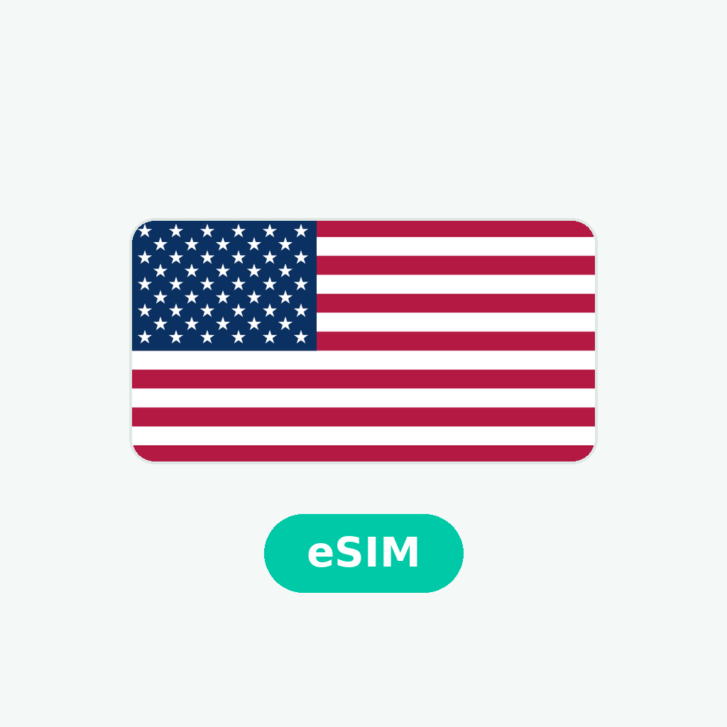 eSIM Estados Unidos 50 GB · 180 días