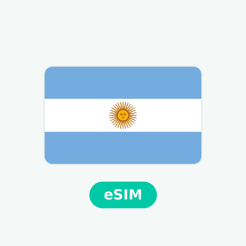 eSIM Argentina 1 GB · 7 días